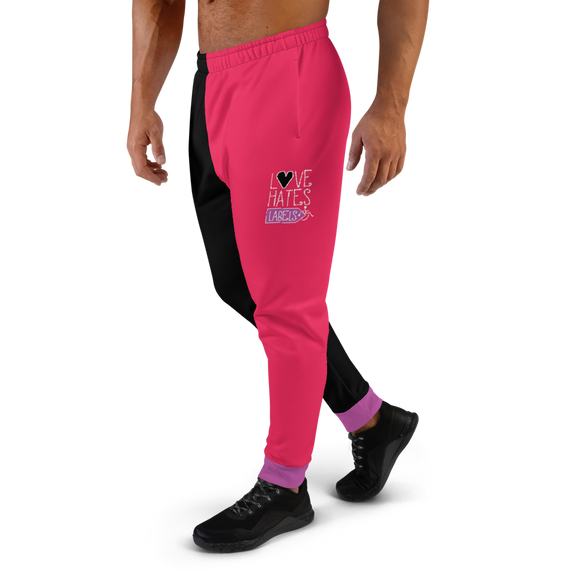 Love Hates Labels (Color Block Men's Joggers)