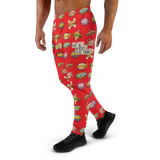 Not All Heroes Use Stairs (Men's Joggers) Comic Book Speech Bubbles Pattern