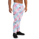 Disability Themed Small Patchwork (Men's Joggers) Pastel Colors
