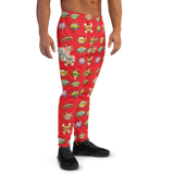 Not All Heroes Use Stairs (Men's Joggers) Comic Book Speech Bubbles Pattern