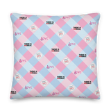Disability Themed Small Patchwork (Premium Pillow) Pastel Colors