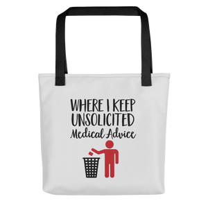 Unsolicited Medical Advice (Tote Bag) Standing Version