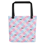 Disability Themed Small Patchwork (Tote Bag) Pastel Colors