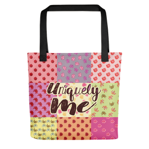 Uniquely Me Floral Pattern Tote Bag