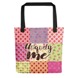 Uniquely Me Floral Pattern Tote Bag