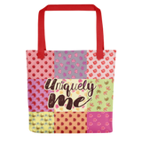 Uniquely Me Floral Pattern Tote Bag