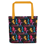 Normal is a Myth (Bigfoot, Mermaid, Unicorn & Loch Ness Monster Pattern) Tote Bag
