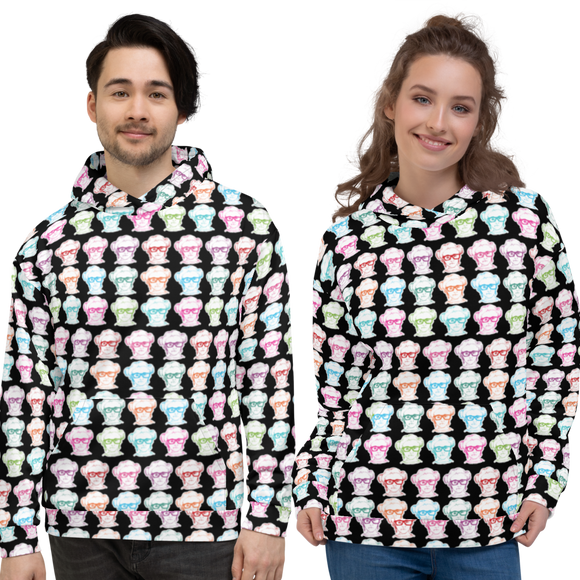 Sammi Haney (Esperanza - Raising Dion) Faces All-Over Unisex Hoodie