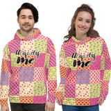 Uniquely Me Floral Pattern Unisex Hoodie