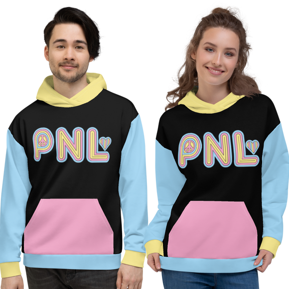 Peace and Love (PNL) Unisex Color Block Hoodie