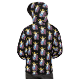 Esperanza From Raising Dion (Yellow Cartoon Pattern) Black Hoodie