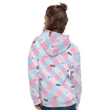 Disability Themed Small Patchwork (Unisex Hoodie) Pastel Colors