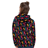 Normal is a Myth (Bigfoot, Mermaid, Unicorn & Loch Ness Monster Pattern) Unisex Hoodie