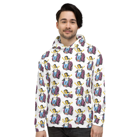 Esperanza From Raising Dion (Yellow Cartoon Pattern) Hoodie