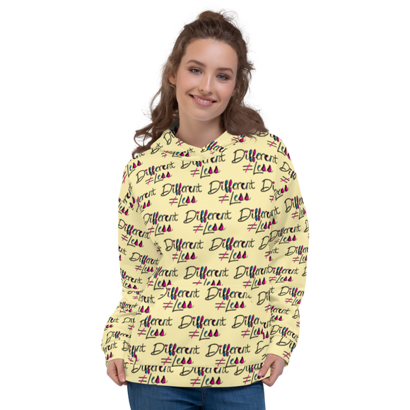 Different Does Not Equal Less (As Seen on Netflix's Raising Dion) Pattern Hoodie