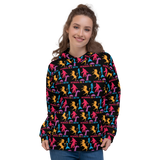 Normal is a Myth (Bigfoot, Mermaid, Unicorn & Loch Ness Monster Pattern) Unisex Hoodie
