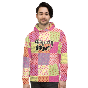 Uniquely Me Floral Pattern Unisex Hoodie