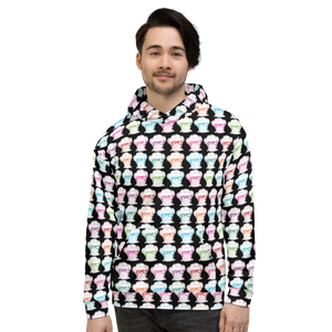 Sammi Haney (Esperanza - Raising Dion) Faces All-Over Unisex Hoodie