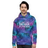 We Don't Exist for Your Inspiration (Colorful Unisex Hoodie)