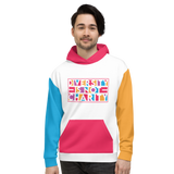 Diversity is Not Charity (Color Block) Unisex Hoodie