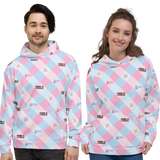 Disability Themed Small Patchwork (Unisex Hoodie) Pastel Colors