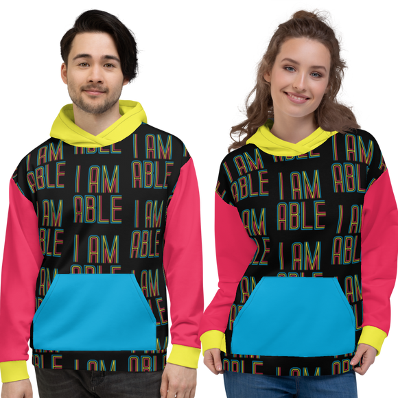 I am Able (Unisex Color Block Hoodie)