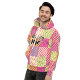 Uniquely Me Floral Pattern Unisex Hoodie