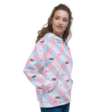 Disability Themed Small Patchwork (Unisex Hoodie) Pastel Colors