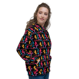 Normal is a Myth (Bigfoot, Mermaid, Unicorn & Loch Ness Monster Pattern) Unisex Hoodie