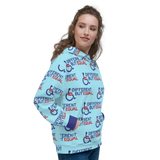 Different but Equal (Disability Equality Logo Pattern) Unisex Hoodie
