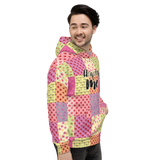 Uniquely Me Floral Pattern Unisex Hoodie
