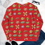 Not All Heroes Use Stairs (Unisex Sweatshirt) Comic Book Speech Bubbles Pattern