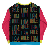 I am Able (Unisex Color Block Sweatshirt)