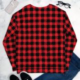 Don't Hate Different (Buffalo Plaid Unisex Sweatshirt)