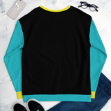 Holding It Together with Pins, Rods & Screws (Color Block Unisex Sweatshirt)