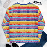 Disability is a Normal Part of the Human Experience (Pattern) Unisex Sweatshirt