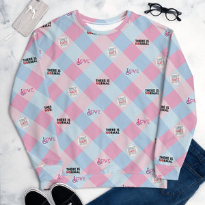Disability Themed Small Patchwork (Unisex Sweatshirt) Pastel Colors
