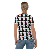 Sammi Haney (Esperanza - Raising Dion) Faces All-Over Women's Crew Neck T-shirt