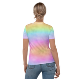 Different Does Not Equal Less (As Seen on Netflix's Raising Dion) Colorful Women's Crew Neck T-shirt