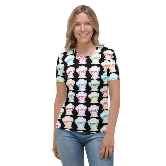 Sammi Haney (Esperanza - Raising Dion) Faces All-Over Women's Crew Neck T-shirt