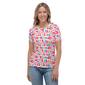 Diversity is Not Charity (Women's Crew Neck T-shirt)