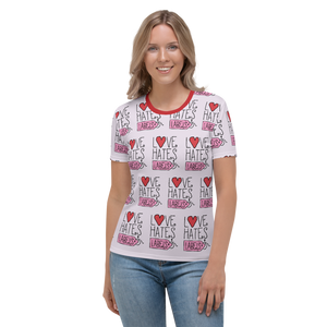 Love Hates Labels (Women's Crew Neck T-shirt)