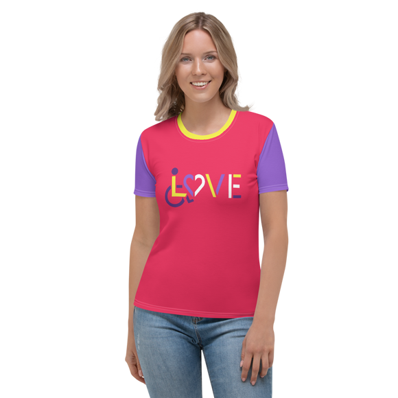 LOVE (for the Disability Community) Women's Crew Neck T-shirt