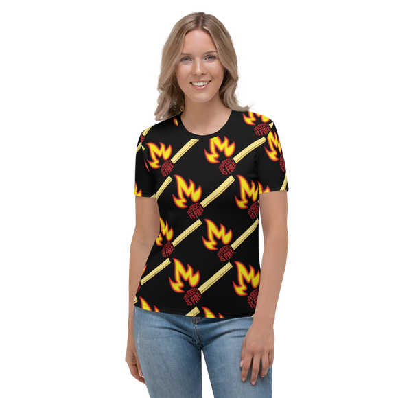 Diversity is Fire (Pattern) Women's Crew Neck T-shirt
