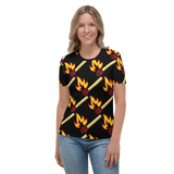 Diversity is Fire (Pattern) Women's Crew Neck T-shirt