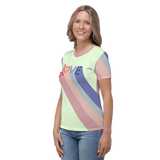 Love for the Disability Community (Rainbow Shadow) Women's Crew Neck T-shirt