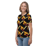 Diversity is Fire (Pattern) Women's Crew Neck T-shirt