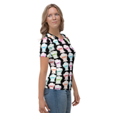 Sammi Haney (Esperanza - Raising Dion) Faces All-Over Women's Crew Neck T-shirt