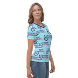 Different but Equal (Disability Equality Logo) Women's Crew Neck T-shirt