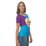 It's OK to be an Odd Duck! Color Block Women's Crew Neck T-shirt